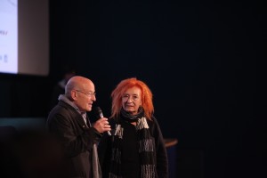 Voleker Schlondorff con Emanuela Martini